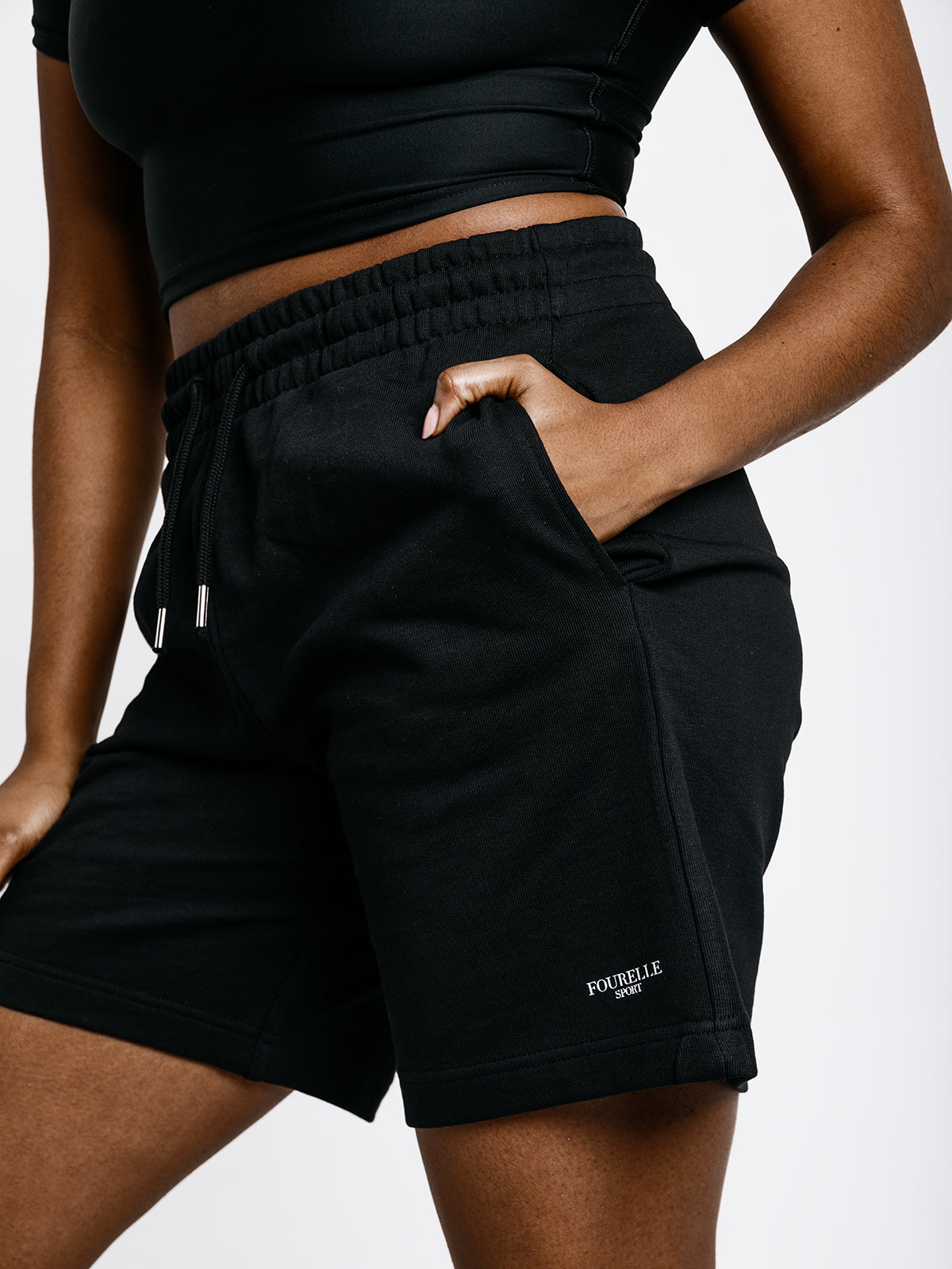 Fekete pamut sort - unisex