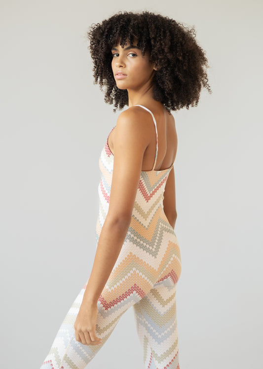 LARA Pink/Bézs Overál