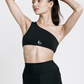 Félvállas sportmelltartó - fekete