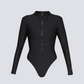 Hosszú ujjú body - fekete