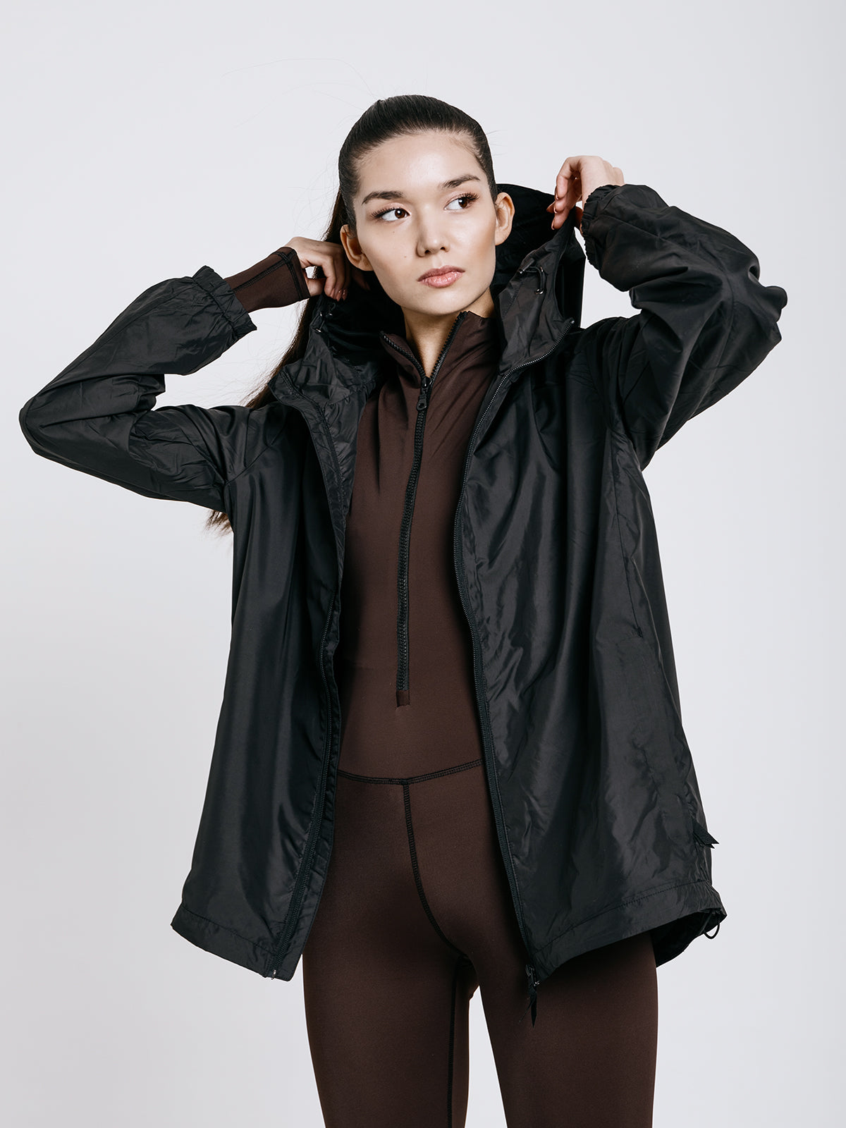 Hosszú ujjú overál - melegbarna