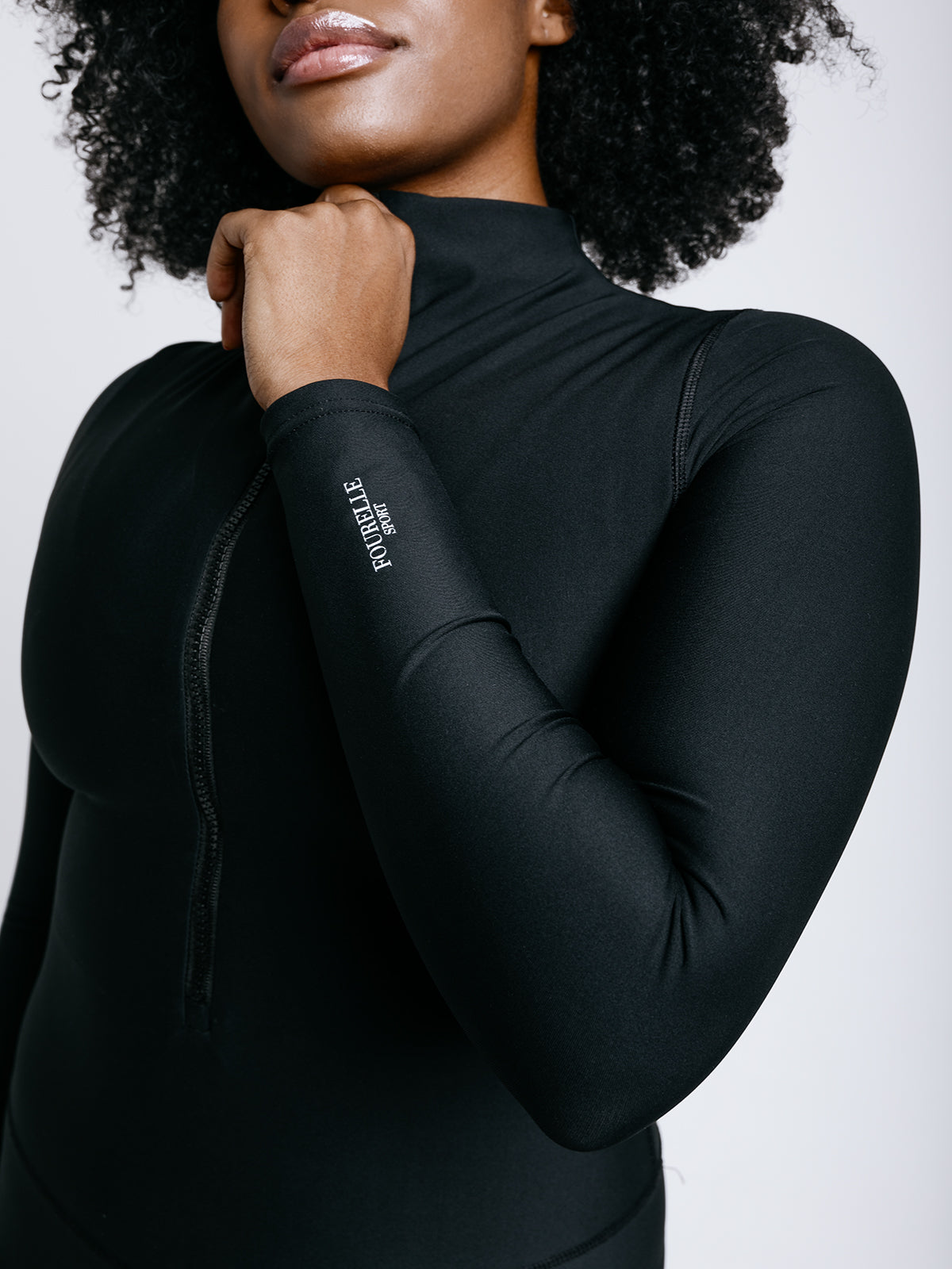 Hosszú ujjú overál - fekete