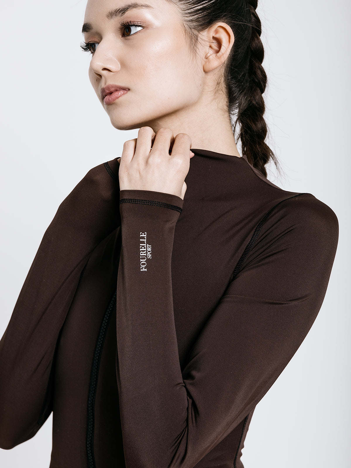 Hosszú ujjú overál - melegbarna