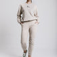 Bézs pamut jogger - unisex